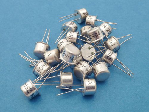 20pcs 2N2904A PNP General Purpose Transistor, TO-39 Metal Can