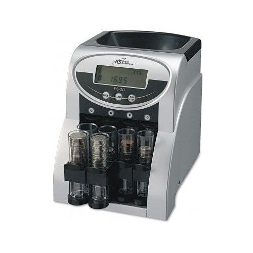 Digital Coin Sorter Black / Silver Royal Sovereign Fast Sort, 2 Row Counter