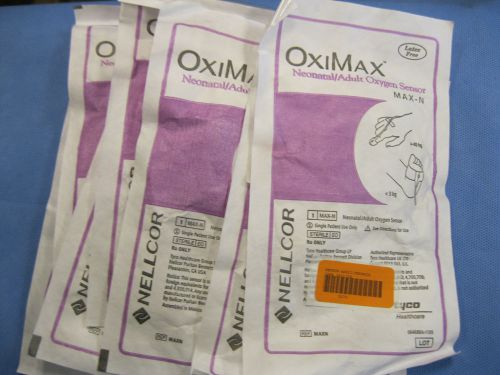 LOT OF 7  NELLCOR NEONATAL/ ADULT OXYGEN SENSOR MAX-N