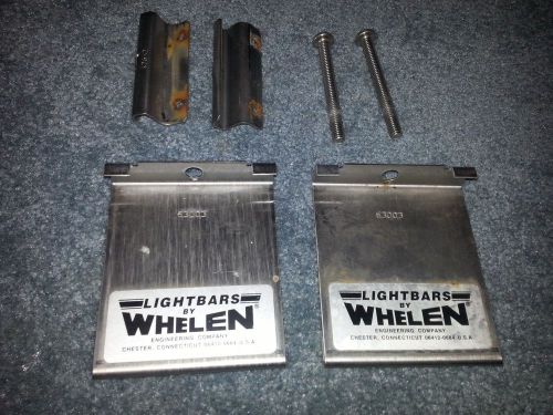 PAIR of Whelen Lightbar Crown Victoria Quick Disconnect Gutter Hook Mounts 63003