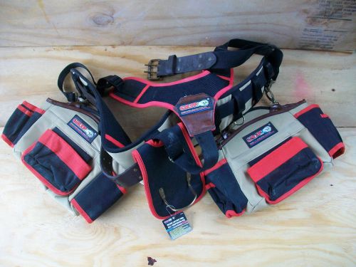 Carpenters Grip Grand Rapids Deluxe Leather Hammer /  Multi Tool Belt  / Apron