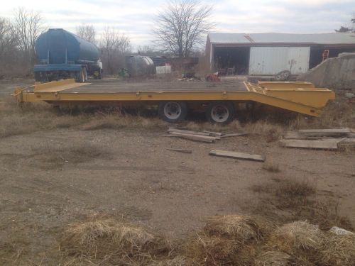 24,000lbs belshie tag trailer pintle hitch dual tandem for sale