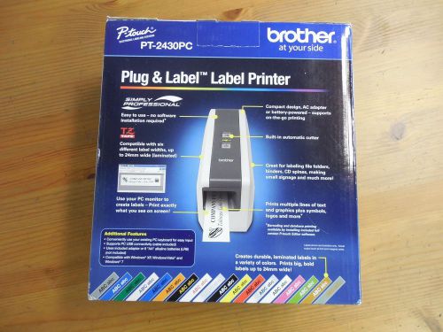 Pt-2430pc plug and label label printer for sale