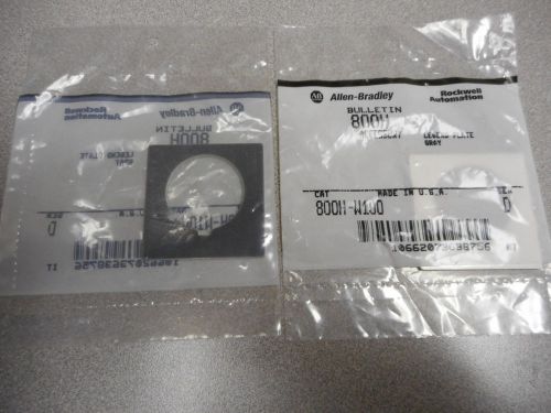 ALLEN BRADLEY 800H-W100 800H LEGEND PLATE,STANDARD,BLANK,GRAY (LOT OF 2)