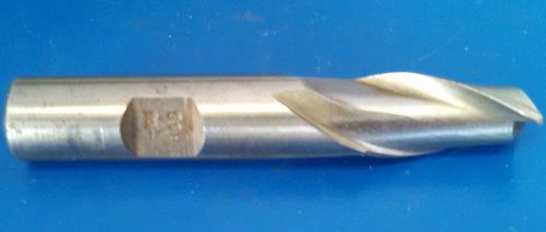 QTW HSS 1/2&#034; x 1/2&#034; x 1&#034; x 3&#034; 2 Flute Square Single End Mill