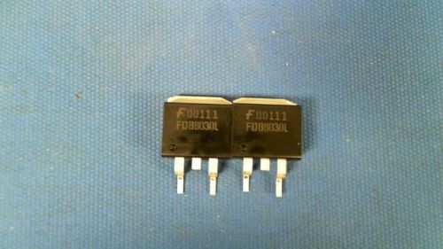 4-pcs n-channel 30v 80a fairchild fdb8030l 8030 for sale