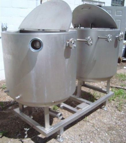 Townsend 2 Tank Stainless Steel Heated Brine Mix Tank Platform