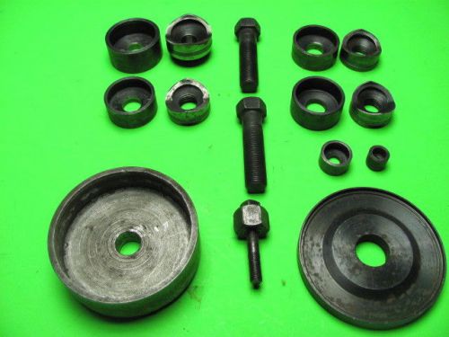 Misc Lot GREENLEE  SLUG BUSTER CONDUIT KNOCKOUT PUNCH  DIES 1-1/4&#034;, 1-1/2&#034;1&#034;