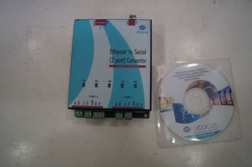 Abacus electronics ethernet to serial converter acon et-02 for sale