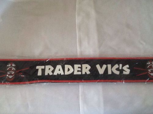 Trader Vic&#039;s RUBBER BAR RAIL GUTTER SPILL MAT  *NEW*