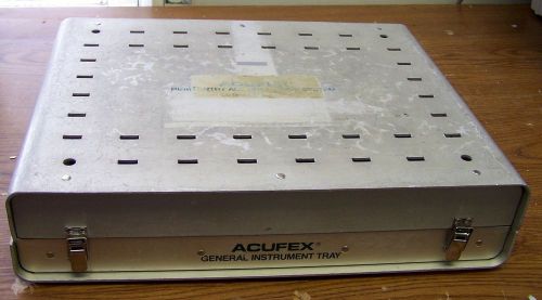 ACUFEX GENERAL INSTRUMENT STERILIZATION TRAY