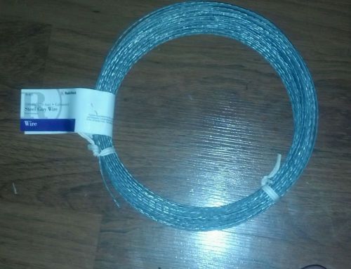 100 feet of galvanized rust resistant steel guy wire