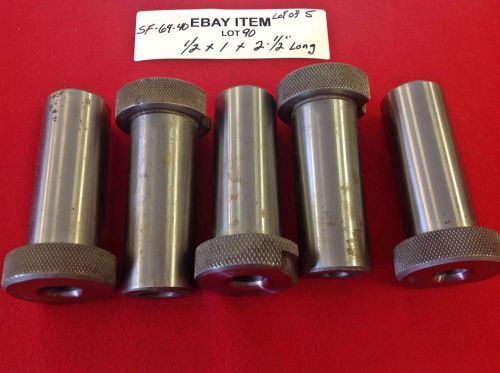 ACME SF-64-40 Slip-Fixed Renewable Drill Bushings 1/2 x 1 x 2-1/2&#034; Lot of 5 USA