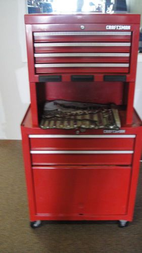 Craftsman Tool Box Rolling 5 Drawer Riser Storage Garage Chest Cabinet Mechanic