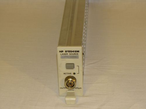 Agilent/HP 81554SM Laser Source Module 1540/1620 SM w/ FC connector interface