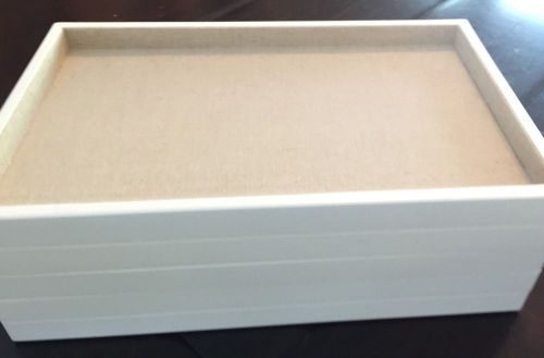 LOT 5 Stella &amp; Dot Jewelry Trays Storage Sales Presentation Boxes 8.5 x 14&#034;