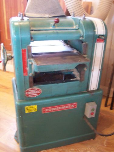 Powermatic model 100 planer, single phase