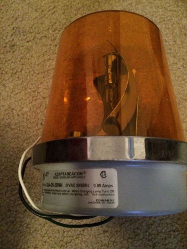 Edwards Signaling AdaptaBeacon 52A-G5-20WH Rotating Light