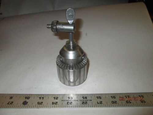 MACHINIST LATHE MILL Machinist Jacobs Drill Chuck &amp; Key # 14N CLEAN