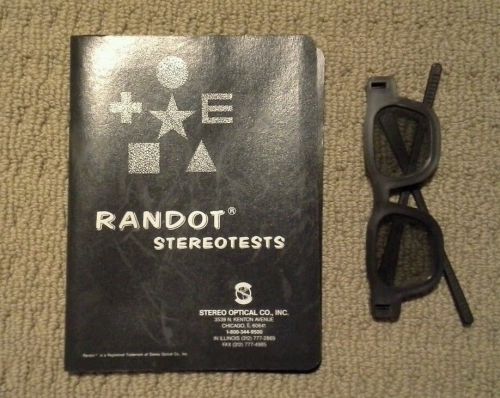 Randot Stereotests. Optometry test.