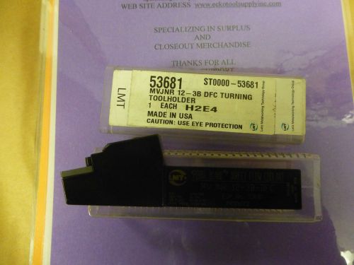 TOOLHOLDER INDEXABLE RH COOLANT THRU MVJNR-12-3D HOLDS VNMG-33_  LMT NEW $46.00