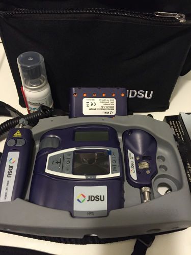 JDSU HP3 Fiber Inspection Scope Kit w/FBP, Visual Fault Locator, And Accessories