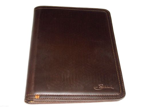 Saddleback Leather MEDIUM NOTEPAD HOLDER in Dark Coffee Brown with Dark Pigskin