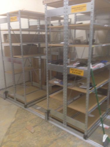 PIPP Mobile Storage Shelving / Racking systems w/ tracks