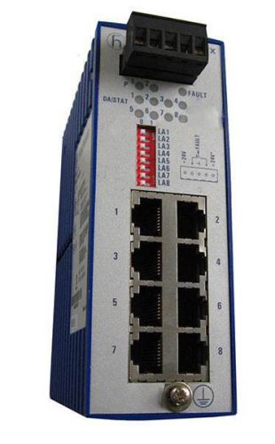 HIRSCHMANN RS2-TX ETHERNET RAIL SWITCH, 8 x 10/100 Mpbs