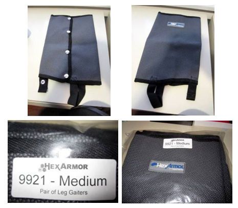 HexArmor Cut &amp; Puncture Resistant Leg Protectors / Gaiters / welders / welding