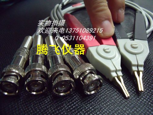 4 BNC LCR Meter Test Leads / LCR test Clip / Terminal Kelvin Test Probe  Line