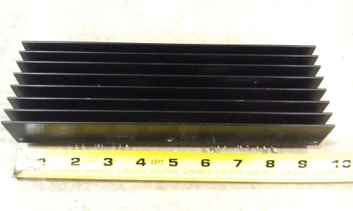 5GG10 ALUMINUM HEAT SINK: 9-1/2&#034; X 3&#034; X 1-3/8&#034; +/- OVERALL, 1#7 OF METAL, VGC