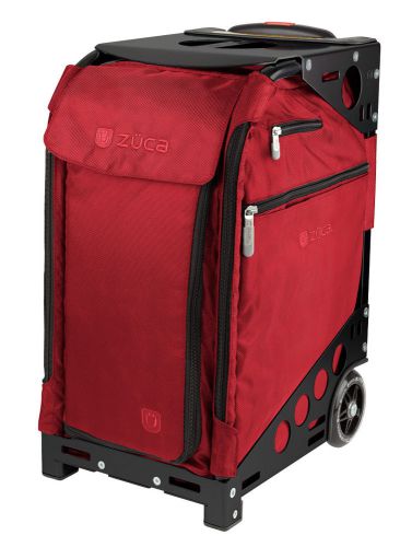 Professional Wheelie Case for Stenograph in Ruby Red