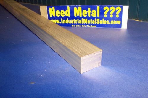 2 pieces 1-1/2 &#034;6061 t6511 aluminum flat bar--&gt;1.5&#034; for sale