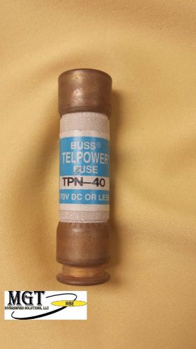 TPN-40, Power Fuse TPN-40 Amp, COOPER BUSSMANN, NEW