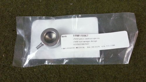 Two rivers medical 1 1/8&#034; stethoscope child chest piece 6-0025-02 new for sale
