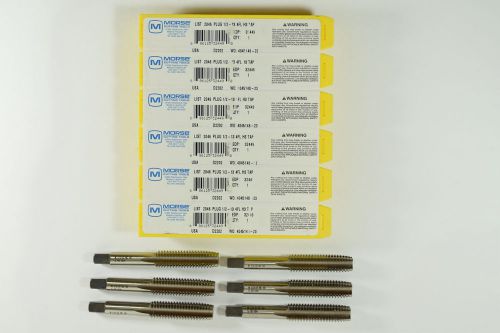 NEW - MORSE - List 2046,  - Plug 1/2&#034; -13 NC - 4 Flute GH3, TAP - 32449 - 6 PACK