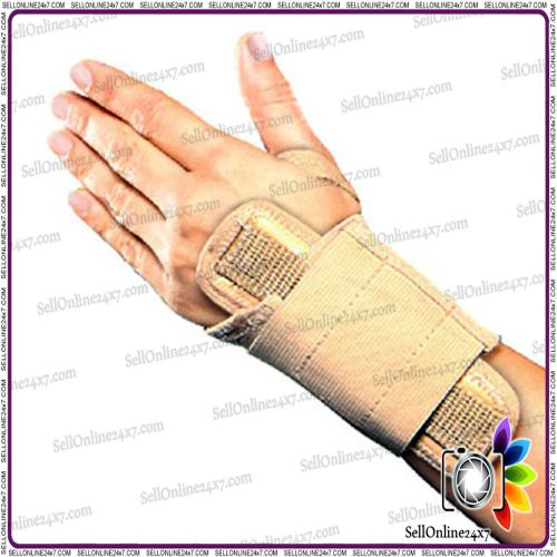 NEW SIZE LARGE -WRIST SUPPORT WITH SPLINT - CARPAL TUNNEL BRACE, FOR LEFT HAND