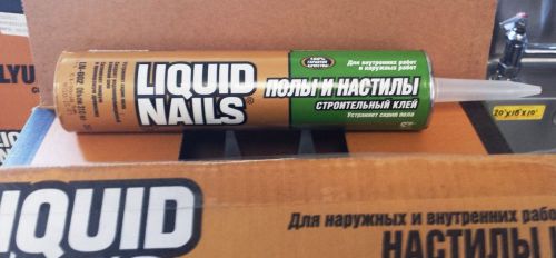 6 New LIQUID NAILS LN-602 SUBFLOOR &amp; DECK ADHESIVE 10.5 OZ Free Shipping