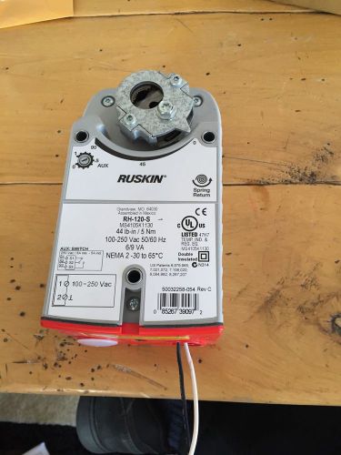 Ruskin rh-120-s spring return direct coupled actuator for sale