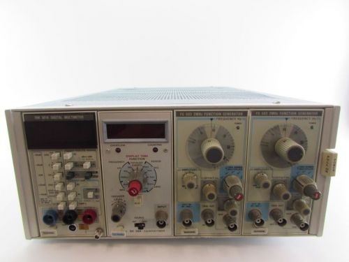 TEKTRONIX TM 504 4-Compartment Plug-in Mainframe w/DC 504, FG 503 &amp; DM 501 Plugs