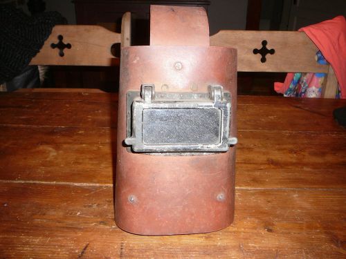 Vintage welding helmet 30&#039;s, mask welder 1930&#039;s