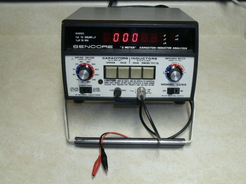 Sencore - &#034;z meter&#034; - capacitor / inductor analyzer - lc53 lc-53 for sale