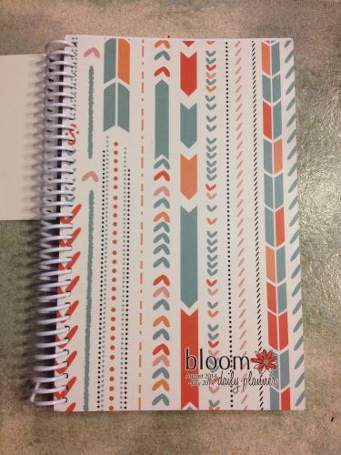 FREE MONOGRAM - 2015-2016 Bloom Academic Daily Planner Day Weekly Calendar Agend