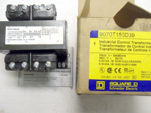 (B2) 1 NEW SQUARE D 9070T-150D39 CONTROL TRANSFORMER