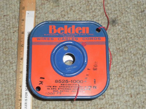 Belden cable 8525-1000   24 awg stranded hook up wire 1000 ft mil spec w76a nos for sale