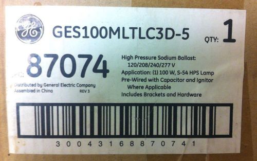 NEW GE HIGH PRESSURE SODIUM BALLAST