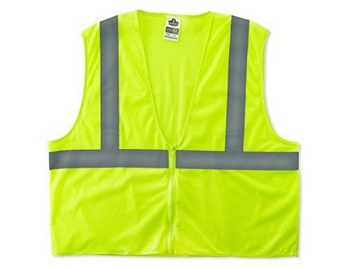 Ergodyne glowear? 8205z class 2 super economy vest, lime,4xl/5xl for sale