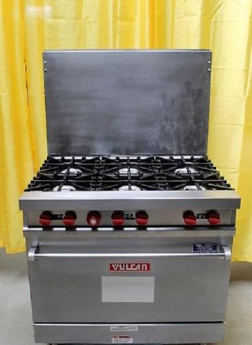 Vulcan Heavy Duty Range 6 Burner W/Oven