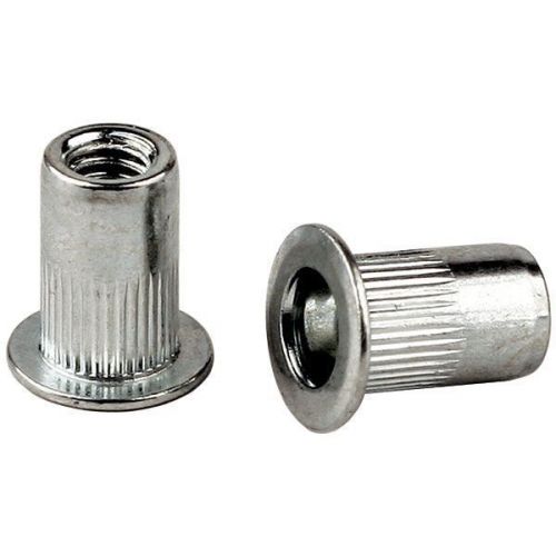 ALCOA M47330 Klik Steel Ribbed Rivet-Nut - Grip Range .313&#039; - .375&#039;-Pack Qty 500